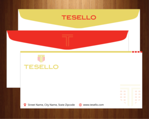 Briefumschlag-Design von harmi_199 für Tesello GmbH | Design: #10467800