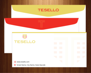 Design Enveloppe par harmi_199 pour Tesello GmbH | Design : #10467801