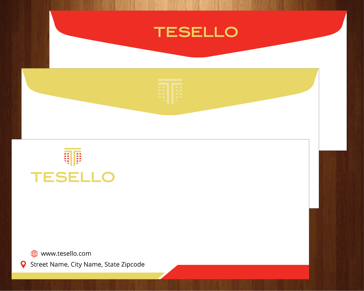 Briefumschlag-Design von HarmiDesigning für Tesello GmbH | Design #10467803