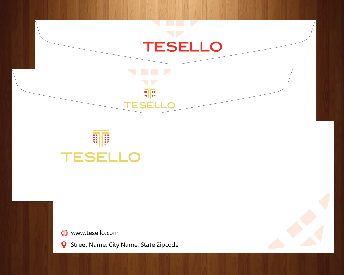 Briefumschlag-Design von HarmiDesigning für Tesello GmbH | Design #10467804