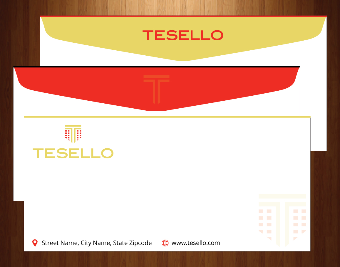 Briefumschlag-Design von HarmiDesigning für Tesello GmbH | Design #10467827