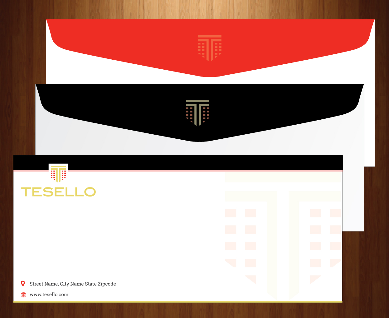 Design Enveloppe par HarmiDesigning pour Tesello GmbH | Design #10467848