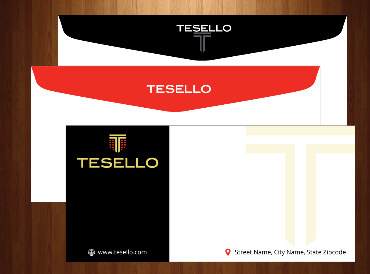 Design Enveloppe par harmi_199 pour Tesello GmbH | Design #10467851