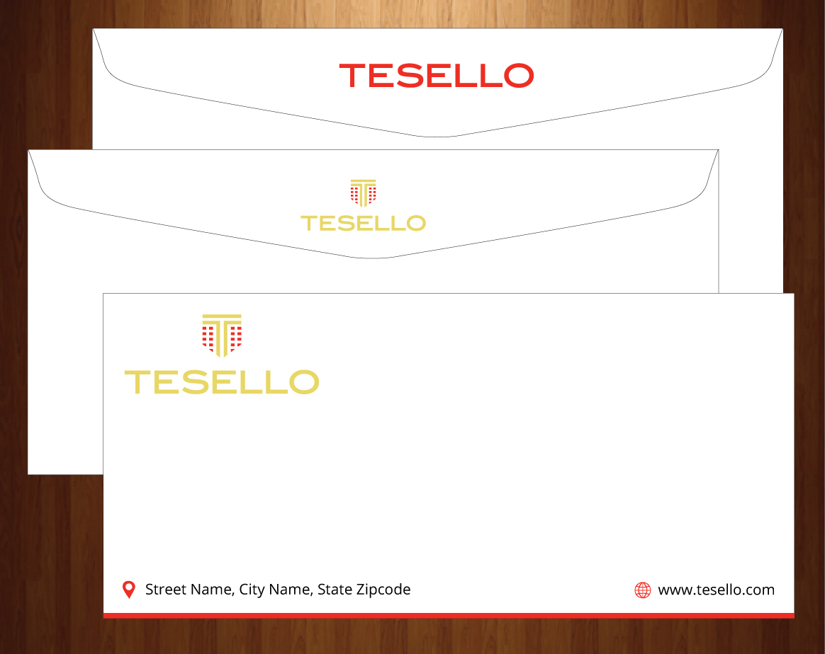 Briefumschlag-Design von HarmiDesigning für Tesello GmbH | Design #10467852