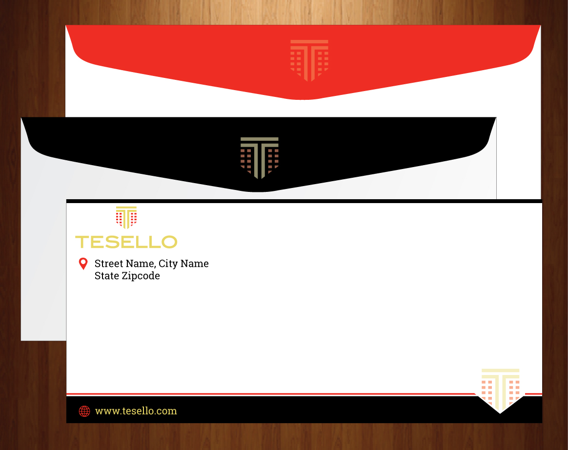 Design Enveloppe par harmi_199 pour Tesello GmbH | Design #10467871