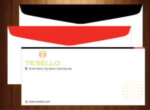 Briefumschlag-Design von harmi_199 für Tesello GmbH | Design: #10511200