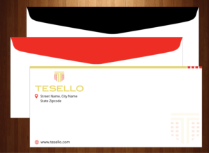 Briefumschlag-Design von harmi_199 für Tesello GmbH | Design: #10511201