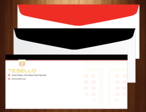 Briefumschlag-Design von harmi_199 für Tesello GmbH | Design: #10514474