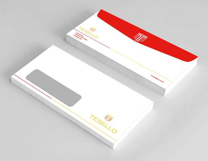 Briefumschlag-Design von RGraphic für Tesello GmbH | Design #10524050