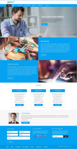 Wordpress Design by pb for this project | Design: #10440088