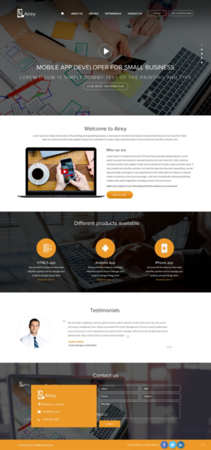 Wordpress Design by pb for this project | Design: #10440091
