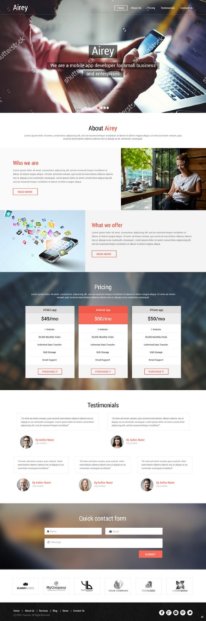Wordpress Design by pb for this project | Design: #10440097