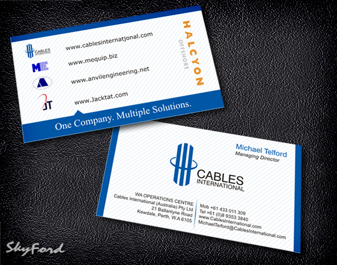 Business Card Design by SKYdesign for this project | Design #452073
