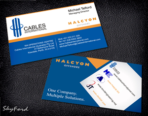 Business Card Design by SKYdesign for this project | Design: #452753