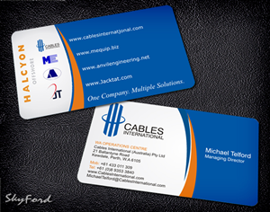 Business Card Design by SKYdesign for this project | Design: #452755