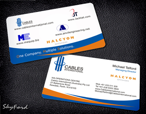 Business Card Design by SKYdesign for this project | Design: #452807