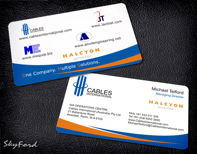 Business Card Design by SKYdesign for this project | Design #452808