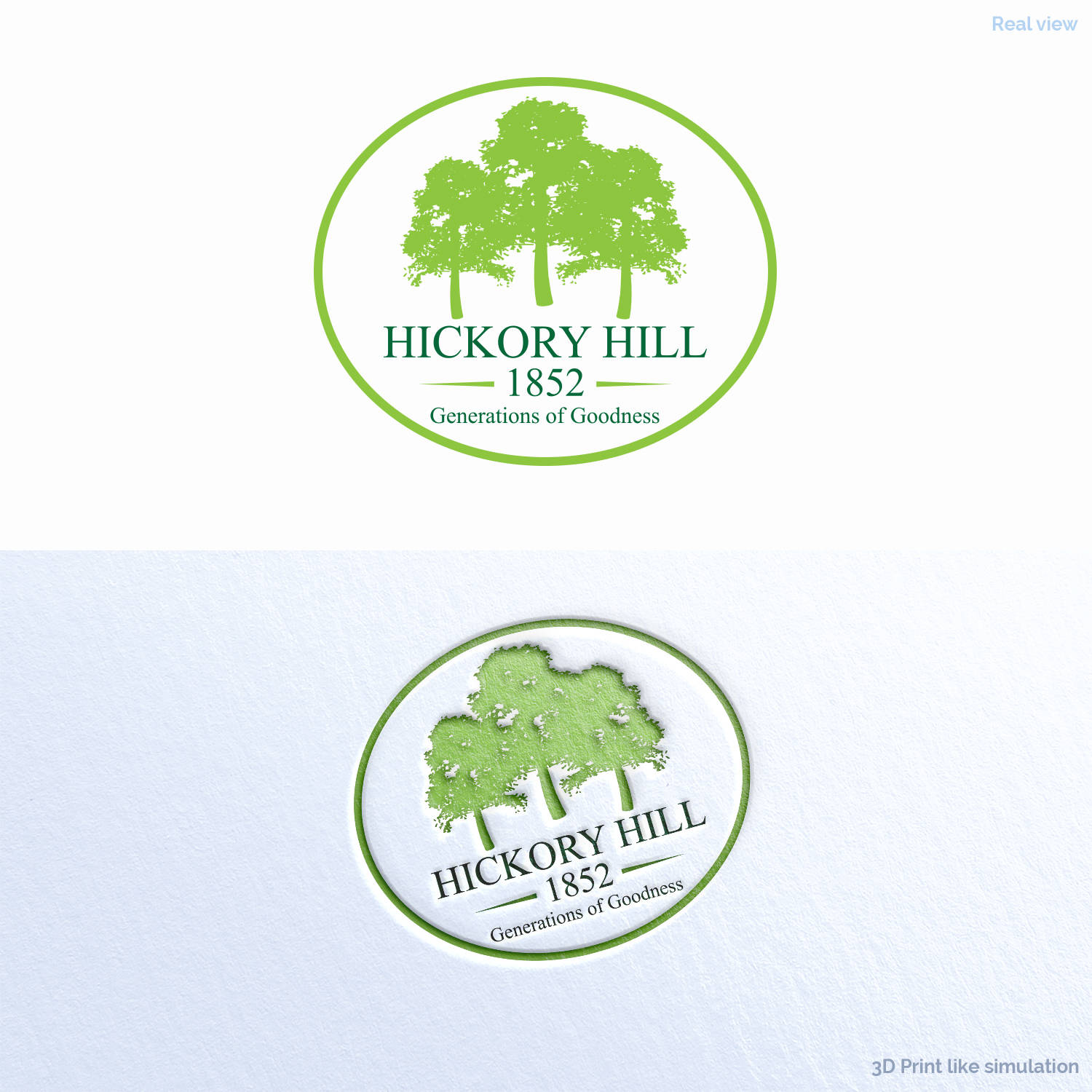 Diseño de Logo por Anthony para Hickory Hill Farm | Diseño #10485043