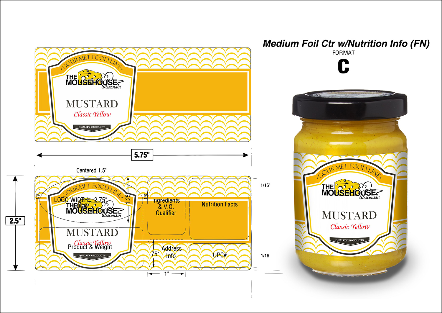 Label Design by Polina_pro for Mousehouse Cheesehaus | Design #10570067
