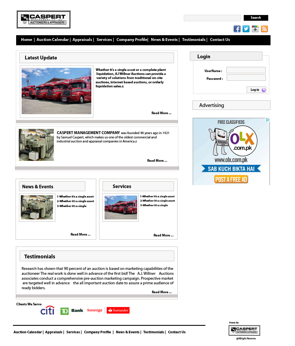 Wordpress Design by nabeelasad for AuctionServices.com, Inc. | Design #2201591