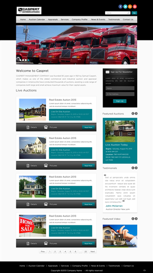 Wordpress Design by pb for AuctionServices.com, Inc. | Design: #2202985