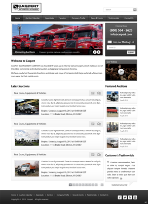 Wordpress Design by pb for AuctionServices.com, Inc. | Design: #2202992