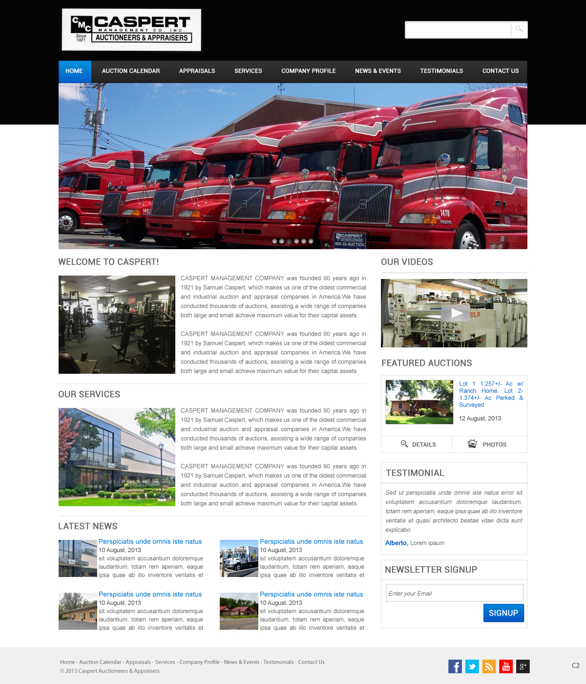 Wordpress Design by pb for AuctionServices.com, Inc. | Design #2211985