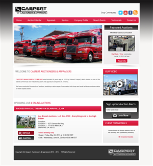 Wordpress Design by Creative X Designs for AuctionServices.com, Inc. | Design: #2219857