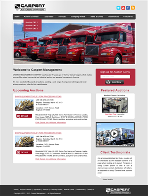 Wordpress Design by Creative X Designs for AuctionServices.com, Inc. | Design: #2223355