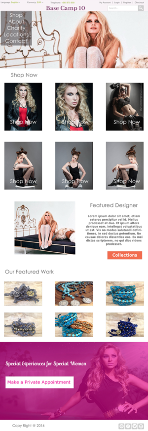 Web Design par nb pour ce projet | Design #10531110