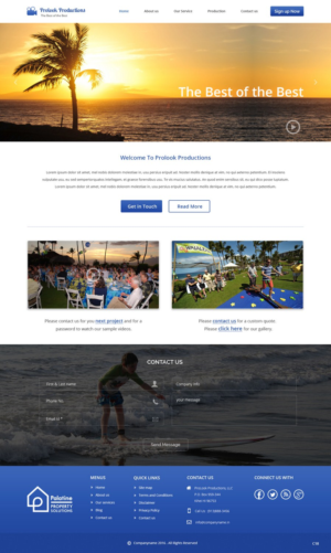 Web Design by pb for this project | Design: #10457287