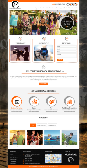 Web Design by Sbss for this project | Design: #10456000