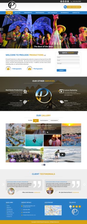 Web Design by Sbss for this project | Design: #10456002