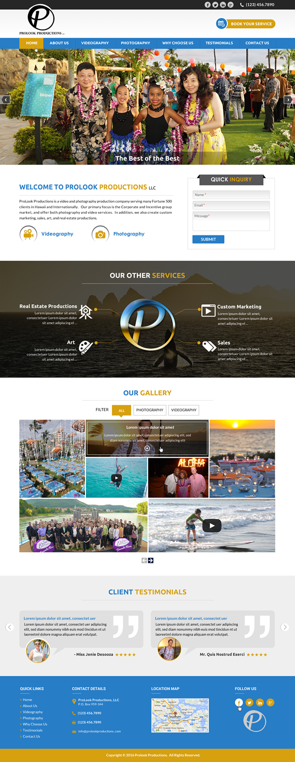 Web Design by Sbss for this project | Design #10456007