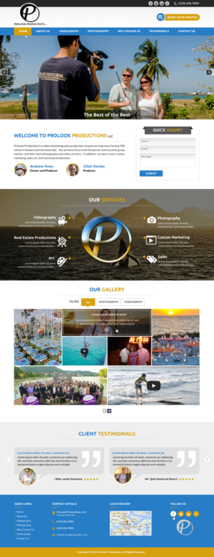 Web Design by Sbss for this project | Design: #10456008