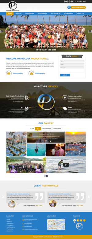 Web Design by Sbss for this project | Design: #10456009