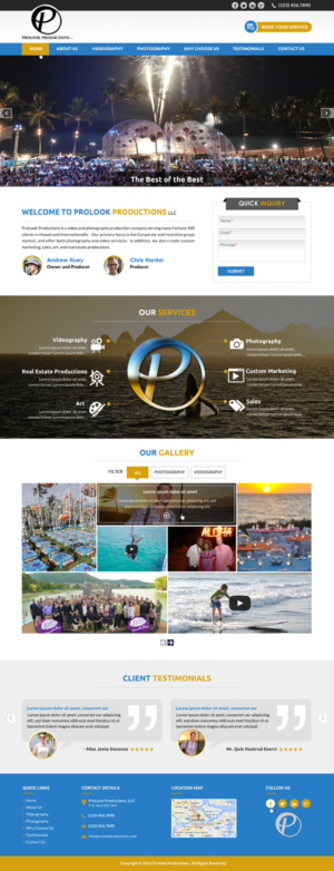 Web Design by Sbss for this project | Design: #10456010