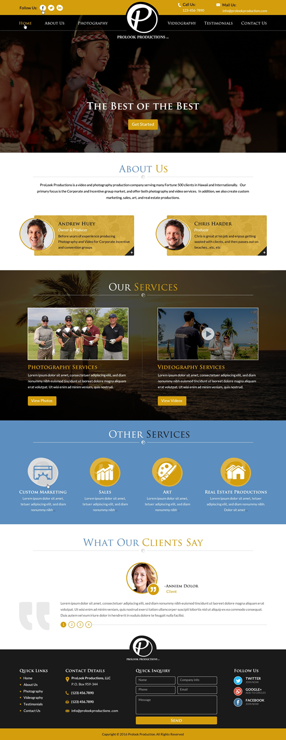 Web Design by Sbss for this project | Design #10456285