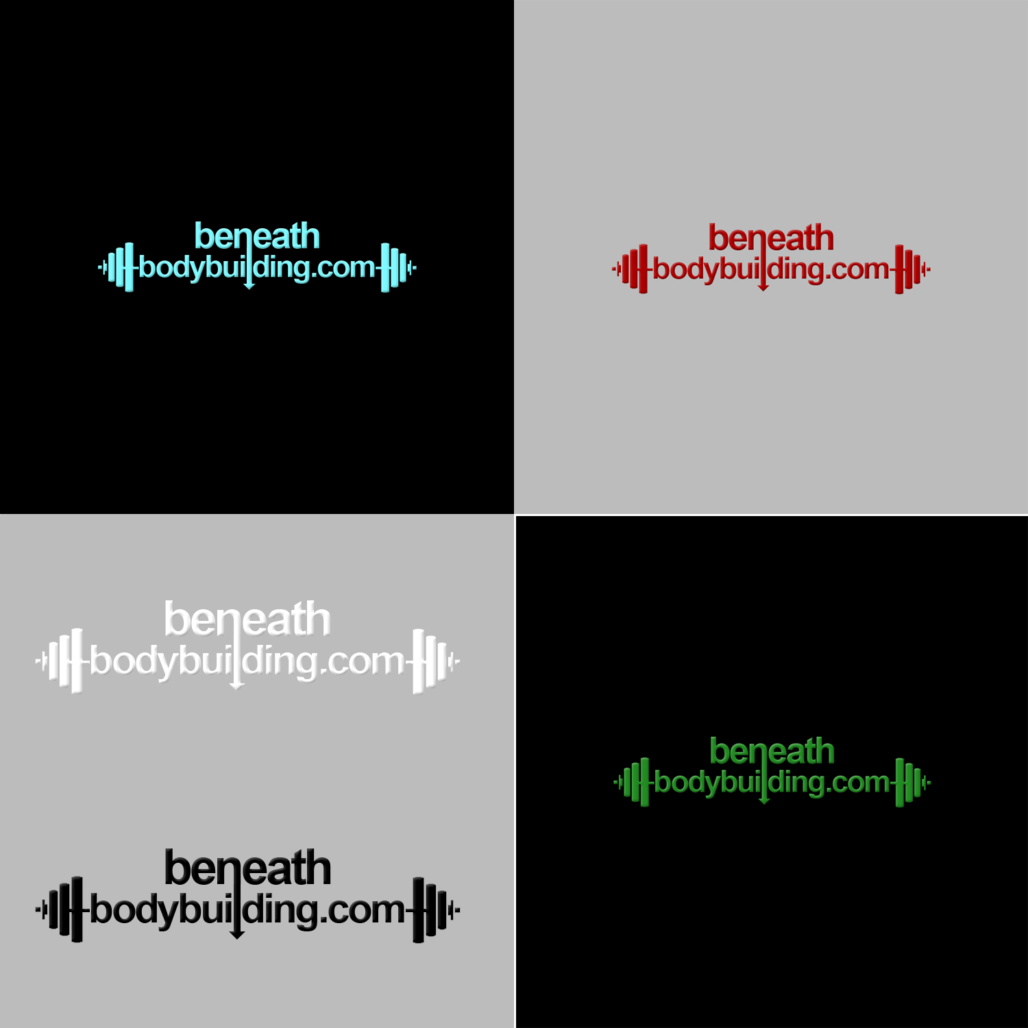 Logo Design by Owen Wain 2 for Beneath Bodybuilding | Design #10450282