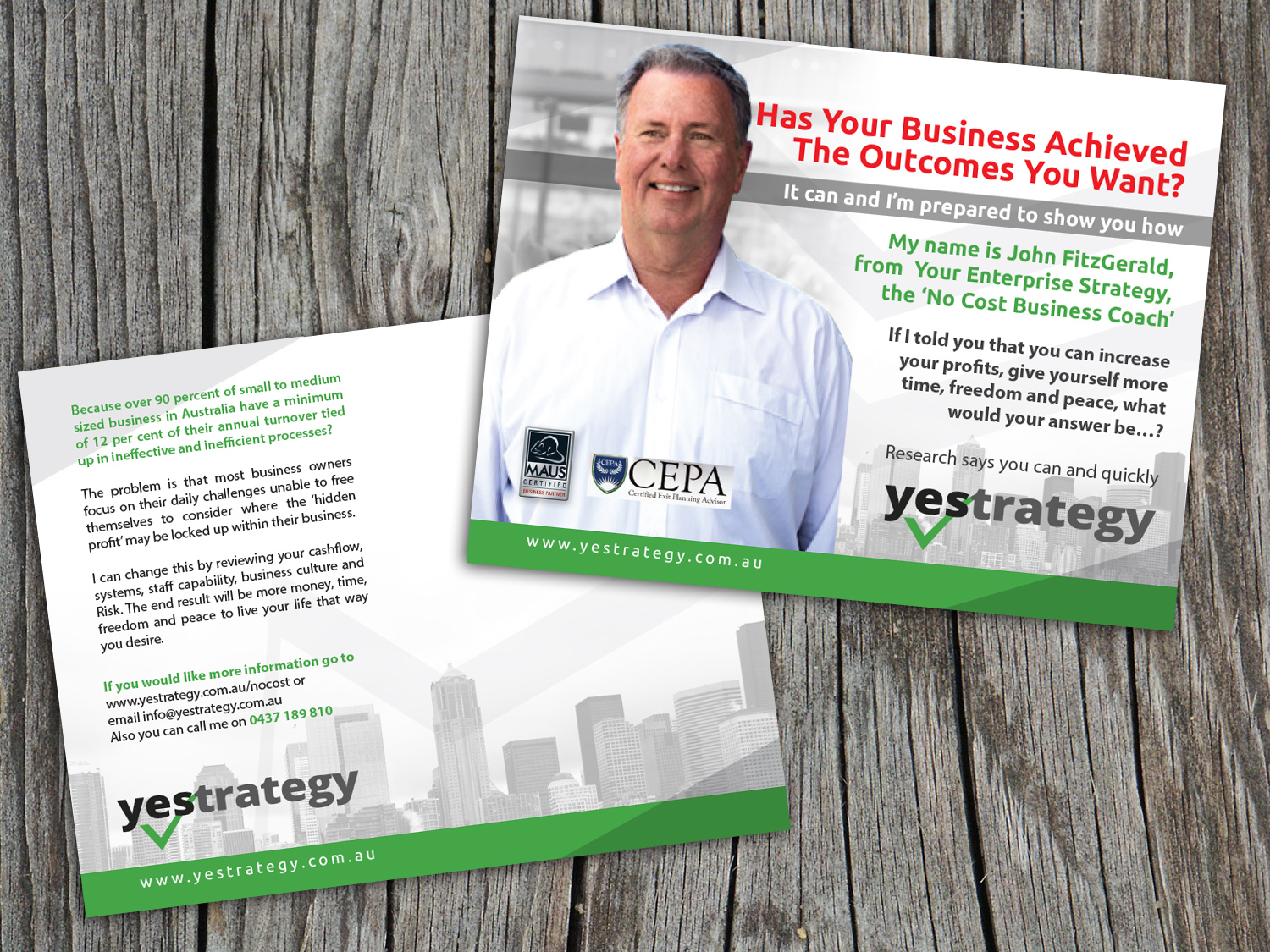Postkarten-Design von Priyo Subarkah für Your Enterprise Strategy | Design #10519142