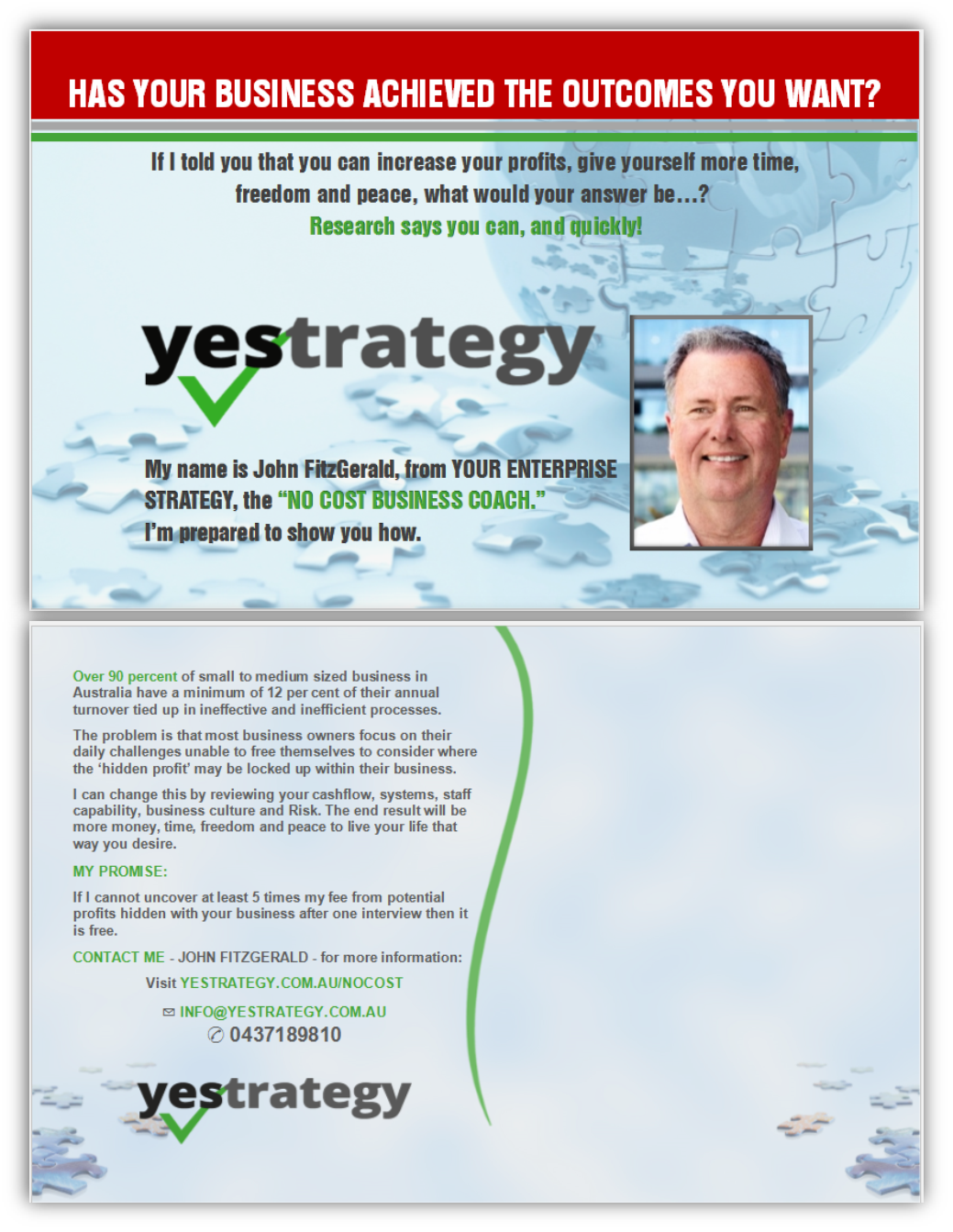 Postcard Design by citygirl17 for Your Enterprise Strategy | Design #10537475