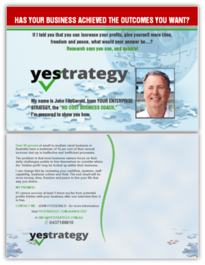 No Cost Business Coach | Postkarten-Design von citygirl17