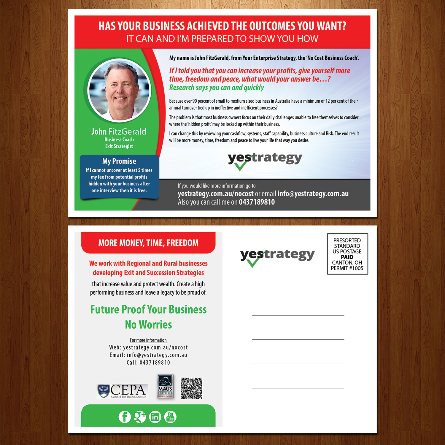 Postkarten-Design von VEGA-Designs für Your Enterprise Strategy | Design #10539832