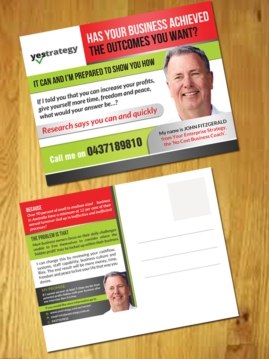 Postcard Design by innovative earth for Your Enterprise Strategy | Design #10542631