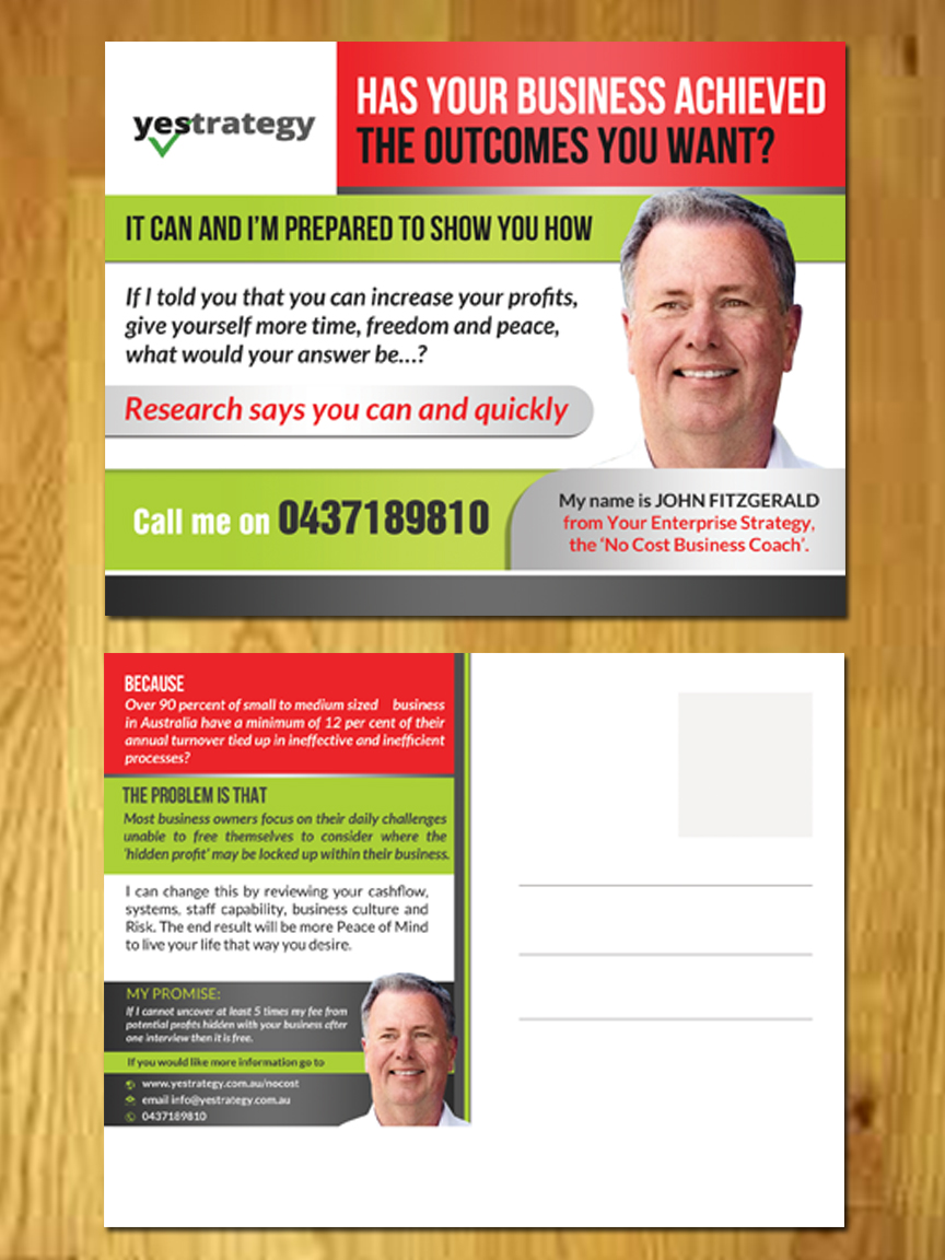 Postcard Design by innovative earth for Your Enterprise Strategy | Design #10582784