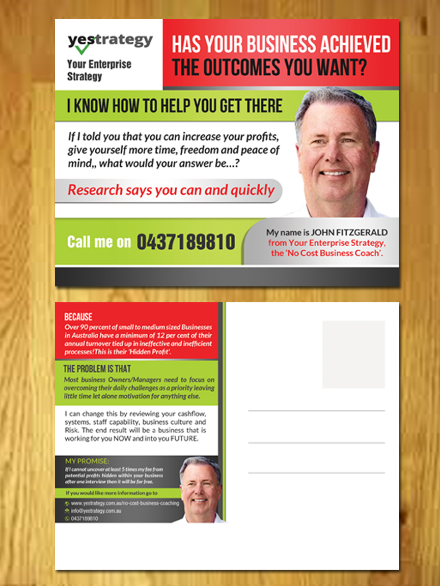 Postcard Design by innovative earth for Your Enterprise Strategy | Design #10635169