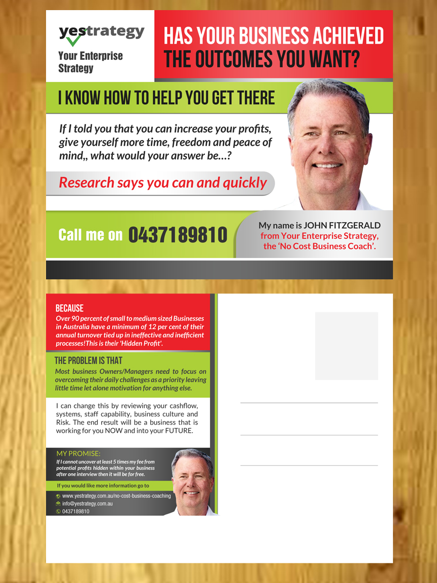 Postkarten-Design von innovative earth für Your Enterprise Strategy | Design #10662078