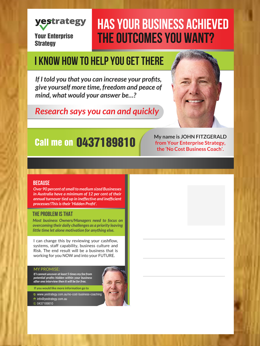 Postcard Design by innovative earth for Your Enterprise Strategy | Design #10669603