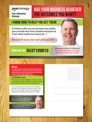 No Cost Business Coach | Postkarten-Design von innovative earth