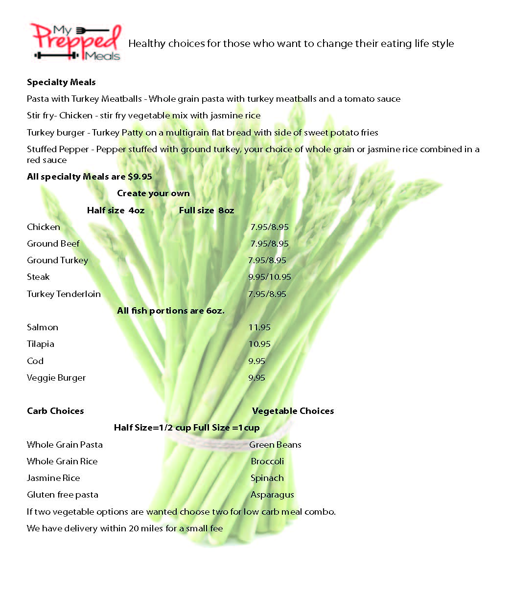 Menu Design by Critesw for this project | Design #10500961